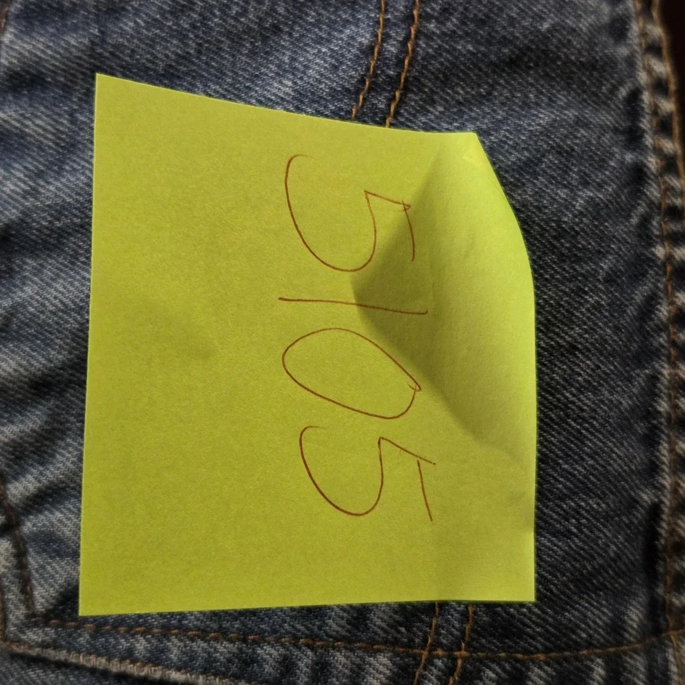 Vintage Levis 501 Jeans Mens High Rise Button Made USA‎ 90s Fits 32x26 Altered